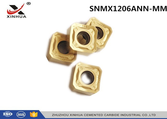 China PrägeRoheisen-Ausschnitt-Hartmetalleinsätze der werkzeugmaschinen-Karbid-Prägeeinsatz-SNMX1206ANN fournisseur