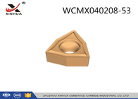 China Ausgezeichnete Härte-indexierbare Karbid-Schneidwerkzeuge WCMX040208 für Bohrgerät-Halter Firma
