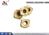 China PrägeRoheisen-Ausschnitt-Hartmetalleinsätze der werkzeugmaschinen-Karbid-Prägeeinsatz-SNMX1206ANN Firma