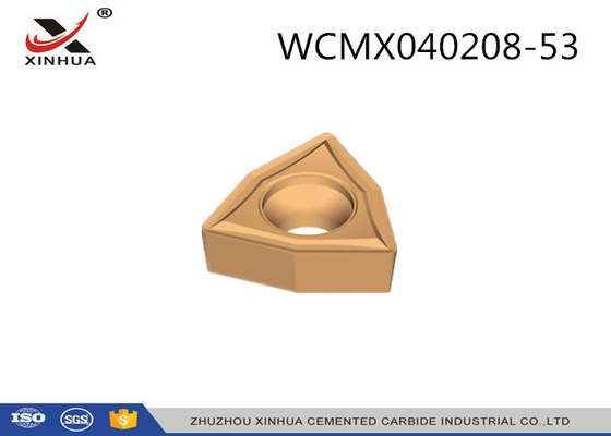 China Ausgezeichnete Härte-indexierbare Karbid-Schneidwerkzeuge WCMX040208 für Bohrgerät-Halter usine