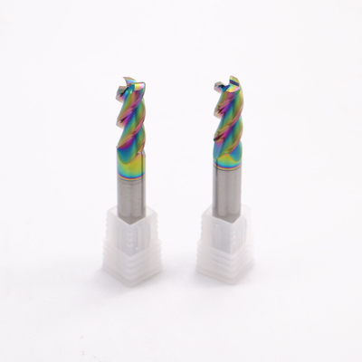 Drow Carbide End Mill Bohrmaschinen und kundenspezifische Eckradius Innerer R Cutter mit DLC Beschichtung