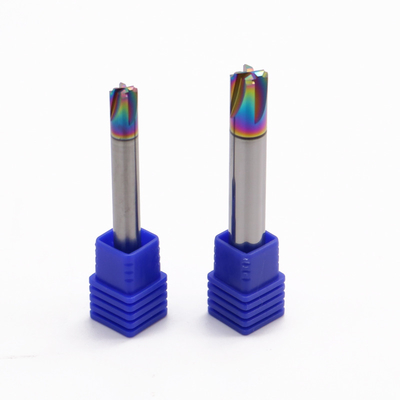 2F-4F Karbid End Fräsmaschinen mit individueller Helix Winkel DLC Beschichtung für Alu
