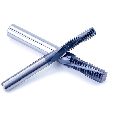 Mehrfachzähne Präzisionsdrehfräsen 12mm Endfräsen Schneider mit Verbundbeschichtung