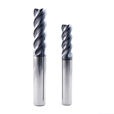 8 mm Karbid Flat End Mill 4 Flöte für Legierte Edelstahl