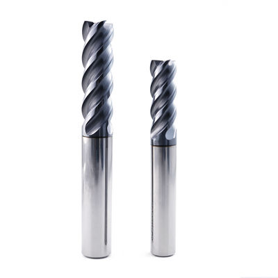 8 mm Karbid Flat End Mill 4 Flöte für Legierte Edelstahl