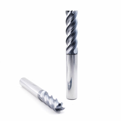 8 mm Karbid Flat End Mill 4 Flöte für Legierte Edelstahl