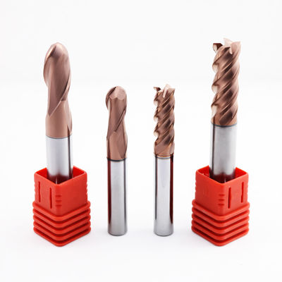 6 mm Karbidkugelnose Endmühle 2 Flöten für die Metallverarbeitung